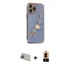 ieg™ iPhone 13 Pro Max Kılıf Nova Işık Prime - Şeffaf Maxco Cam Ekran Koruyucu + Rainbow Kamera Lens Koruma Cam - MR