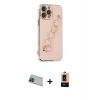 ieg™ iPhone 13 Pro Max Kılıf Nova Işık Prime - Şeffaf Maxco Cam Ekran Koruyucu + Rainbow Kamera Lens Koruma Cam - MI