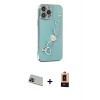 ieg™ iPhone 13 Pro Max Kılıf Nova Işık Prime - Şeffaf Maxco Cam Ekran Koruyucu + Rainbow Kamera Lens Koruma Cam - MI