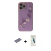 ieg™ iPhone 13 Pro Max Kılıf Nova Işık Prime - Şeffaf Pasifik Cam Ekran Koruyucu + Renkli Kamera Lens Koruma Cam - SI