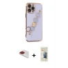ieg™ iPhone 13 Pro Max Kılıf Nova Işık Prime - Siyah 6D Mat Seramik Hayalet Nano Ekran Koruyucu + Pers Alüminyum Kamera Lens - KI