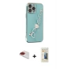 ieg™ iPhone 13 Pro Max Kılıf Nova Işık Prime - Siyah 6D Mat Seramik Hayalet Nano Ekran Koruyucu + Pers Alüminyum Kamera Lens - KI