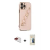 ieg™ iPhone 13 Pro Max Kılıf Nova Işık Prime - Siyah 6D Mat Seramik Hayalet Nano Ekran Koruyucu + Pers Alüminyum Kamera Lens - KI