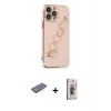 ieg™ iPhone 13 Pro Max Kılıf Nova Işık Prime - Siyah Bilvis 3D Cam Ekran Koruyucu + Renkli Kamera Lens Koruma Cam - PE