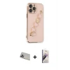 ieg™ iPhone 13 Pro Max Kılıf Nova Işık Prime - Siyah Bilvis 3D Mat Cam Ekran Koruyucu + Rainbow Kamera Lens Koruma Cam - MR