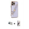 ieg™ iPhone 13 Pro Max Kılıf Nova Işık Prime - Siyah Bilvis 3D Mat Cam Ekran Koruyucu + Rainbow Kamera Lens Koruma Cam - MI