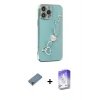 ieg™ iPhone 13 Pro Max Kılıf Nova Işık Prime - Siyah Bilvis 5in1 3D Magic Cam Ekran Koruyucu + Metal Kamera Lens Koruma Cam - MR