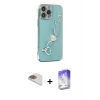 ieg™ iPhone 13 Pro Max Kılıf Nova Işık Prime - Siyah Bilvis 5in1 3D Magic Cam Ekran Koruyucu + Pers Alüminyum Kamera Lens - GD