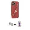 ieg™ iPhone 13 Pro Max Kılıf Nova Işık Prime - Siyah Joko 5D Cam + Rainbow Kamera Lens Koruma Cam - BZ