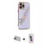 ieg™ iPhone 13 Pro Max Kılıf Nova Işık Prime - Siyah Joko 5D Cam + Rainbow Kamera Lens Koruma Cam - BZ