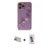 ieg™ iPhone 13 Pro Max Kılıf Nova Işık Prime - Siyah Joko 5D Cam + Rainbow Kamera Lens Koruma Cam - BZ