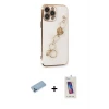 ieg™ iPhone 13 Pro Max Kılıf Nova Işık Prime - Siyah Joko 5D Cam + Shine Kamera Lens Koruma Cam - MI