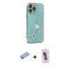 ieg™ iPhone 13 Pro Max Kılıf Nova Işık Prime - Siyah Joko 5D Cam + Shine Kamera Lens Koruma Cam - MI