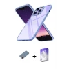 ieg™ iPhone 13 Pro Max Kılıf Nova Işık Serisi - Siyah Bilvis 5in1 3D Magic Cam Ekran Koruyucu + Metal Kamera Lens Koruma Cam - MR