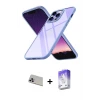ieg™ iPhone 13 Pro Max Kılıf Nova Işık Serisi - Siyah Bilvis 5in1 3D Magic Cam Ekran Koruyucu + Rainbow Kamera Lens Koruma Cam - MR