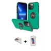 ieg™ iPhone 13 Pro Max Kılıf Odak Form Prime - Siyah Joko 5D Cam + Pers Alüminyum Kamera Lens - GD