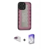 ieg™ iPhone 13 Pro Max Kılıf Odak Klasik Serisi - Siyah Bilvis 5in1 3D Magic Cam Ekran Koruyucu + Pers Alüminyum Kamera Lens - GI