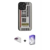 ieg™ iPhone 13 Pro Max Kılıf Odak Klasik Serisi - Siyah Bilvis 5in1 3D Magic Cam Ekran Koruyucu + Pers Alüminyum Kamera Lens - GI