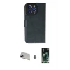 ieg™ iPhone 13 Pro Max Kılıf Siluet Işık Serisi - Şeffaf 360 Full Body Arka Koruyucu + Rainbow Kamera Lens Koruma Cam - MR