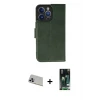 ieg™ iPhone 13 Pro Max Kılıf Siluet Işık Serisi - Şeffaf 360 Full Body Arka Koruyucu + Rainbow Kamera Lens Koruma Cam - MR