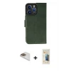 ieg™ iPhone 13 Pro Max Kılıf Siluet Işık Serisi - Siyah 6D Mat Seramik Hayalet Nano Ekran Koruyucu + Pers Alüminyum Kamera Lens - GD