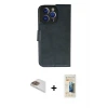 ieg™ iPhone 13 Pro Max Kılıf Siluet Işık Serisi - Siyah 6D Mat Seramik Hayalet Nano Ekran Koruyucu + Pers Alüminyum Kamera Lens - GD
