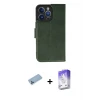 ieg™ iPhone 13 Pro Max Kılıf Siluet Işık Serisi - Siyah Bilvis 5in1 3D Magic Cam Ekran Koruyucu + Shine Kamera Lens Koruma Cam - MI