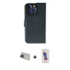ieg™ iPhone 13 Pro Max Kılıf Siluet Işık Serisi - Siyah Joko 5D Cam + Rainbow Kamera Lens Koruma Cam - MI