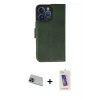 ieg™ iPhone 13 Pro Max Kılıf Siluet Işık Serisi - Siyah Joko 5D Cam + Rainbow Kamera Lens Koruma Cam - MI