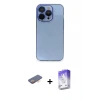 ieg™ iPhone 13 Pro Max Kılıf Siluet Minimal Özel Seri - Siyah Bilvis 5in1 3D Magic Cam Ekran Koruyucu + Renkli Kamera Lens Koruma Cam - TU