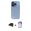 ieg™ iPhone 13 Pro Max Kılıf Siluet Minimal Özel Seri - Siyah Bilvis 5in1 3D Magic Cam Ekran Koruyucu + Raze Metal Kamera Lens - GD