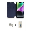 ieg™ iPhone 13 Pro Max Kılıf Siluet Minimal Serisi - Siyah 6D Mat Seramik Hayalet Nano Ekran Koruyucu + Rainbow Kamera Lens Koruma Cam - REGD