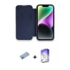 ieg™ iPhone 13 Pro Max Kılıf Siluet Minimal Serisi - Siyah Bilvis 5in1 3D Magic Cam Ekran Koruyucu + Shine Kamera Lens Koruma Cam - MI