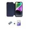 ieg™ iPhone 13 Pro Max Kılıf Siluet Minimal Serisi - Siyah Bilvis 5in1 5D Magic Hayalet Cam Ekran Koruyucu + Shine Kamera Lens Koruma Cam - PE