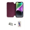 ieg™ iPhone 13 Pro Max Kılıf Siluet Minimal Serisi - Siyah Joko 5D Cam + Rainbow Kamera Lens Koruma Cam - BZ