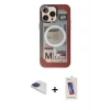 ieg™ iPhone 13 Pro Max Kılıf Siluet Modern Koleksiyonu - Siyah Joko 5D Cam + Pers Alüminyum Kamera Lens - LT