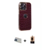 ieg™ iPhone 13 Pro Max Kılıf Ufuk Form Prime - Şeffaf Maxco Cam Ekran Koruyucu + Rainbow Kamera Lens Koruma Cam - MI