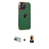 ieg™ iPhone 13 Pro Max Kılıf Ufuk Form Prime - Şeffaf Maxco Cam Ekran Koruyucu + Rainbow Kamera Lens Koruma Cam - MI