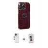 ieg™ iPhone 13 Pro Max Kılıf Ufuk Form Prime - Siyah Joko 5D Cam + Shine Kamera Lens - GD