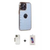 ieg™ iPhone 13 Pro Max Kılıf Ufuk Form Prime - Siyah Joko 5D Cam + Shine Kamera Lens - GD