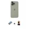 ieg™ iPhone 13 Pro Max Kılıf Ufuk Minimal Özel Seri - Şeffaf Maxco Cam Ekran Koruyucu + Shine Kamera Lens Koruma Cam - GI