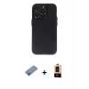 ieg™ iPhone 13 Pro Max Kılıf Ufuk Minimal Özel Seri - Şeffaf Maxco Cam Ekran Koruyucu + Shine Kamera Lens Koruma Cam - GI