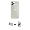 ieg™ iPhone 13 Pro Max Kılıf Vadi Asil Prime - Siyah Bilvis 3D Mat Cam Ekran Koruyucu + Rainbow Kamera Lens Koruma Cam - MR