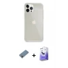 ieg™ iPhone 13 Pro Max Kılıf Vadi Asil Prime - Siyah Bilvis 5in1 5D Magic Hayalet Cam Ekran Koruyucu + Metal Kamera Lens Koruma Cam - MR