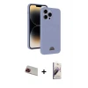ieg™ iPhone 13 Pro Max Kılıf Vadi Çizgi Prime - Siyah Bilvis 3D Mat Cam Ekran Koruyucu + Rainbow Kamera Lens Koruma Cam - KI