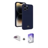 ieg™ iPhone 13 Pro Max Kılıf Vadi Çizgi Prime - Siyah Bilvis 5in1 3D Magic Cam Ekran Koruyucu + Pers Alüminyum Kamera Lens - GI