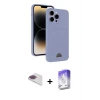 ieg™ iPhone 13 Pro Max Kılıf Vadi Çizgi Prime - Siyah Bilvis 5in1 3D Magic Cam Ekran Koruyucu + Pers Alüminyum Kamera Lens - GI