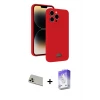 ieg™ iPhone 13 Pro Max Kılıf Vadi Çizgi Prime - Siyah Bilvis 5in1 3D Magic Cam Ekran Koruyucu + Rainbow Kamera Lens Koruma Cam - REGD