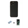 ieg™ iPhone 13 Pro Max Kılıf Yadigar Klasik - Şeffaf 360 Full Body Arka Koruyucu + Shine Kamera Lens Koruma Cam - MI