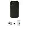 ieg™ iPhone 13 Pro Max Kılıf Yadigar Klasik - Şeffaf Pasifik Cam Ekran Koruyucu + Rainbow Kamera Lens Koruma Cam - MI